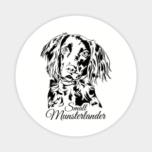 Small Munsterlander dog lover portrait Magnet